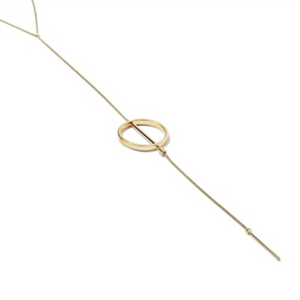 JENNY BIRD RHINE LARIAT NECKLACE